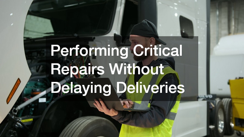 Performing Critical Repairs Without Delaying Deliveries