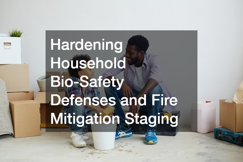 Hardening Household Bio-Safety Defenses and Fire Mitigation Staging
