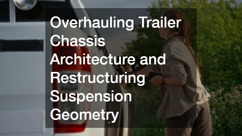 Overhauling Trailer Chassis Architecture and Restructuring Suspension Geometry