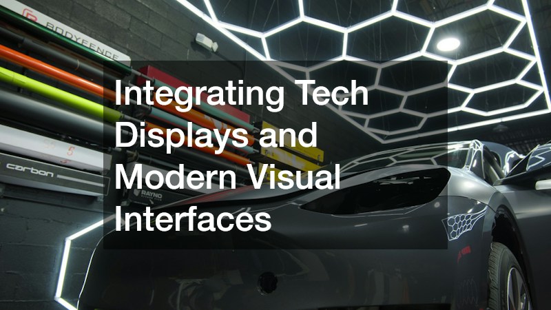 Integrating Tech Displays and Modern Visual Interfaces