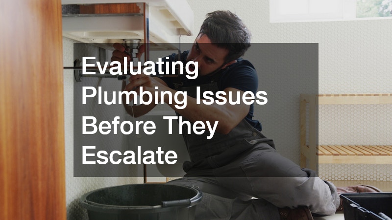 Evaluating Plumbing Issues Before They Escalate