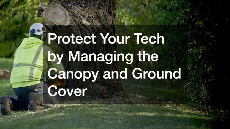 Protect Your Tech by Managing the Canopy and Ground Cover