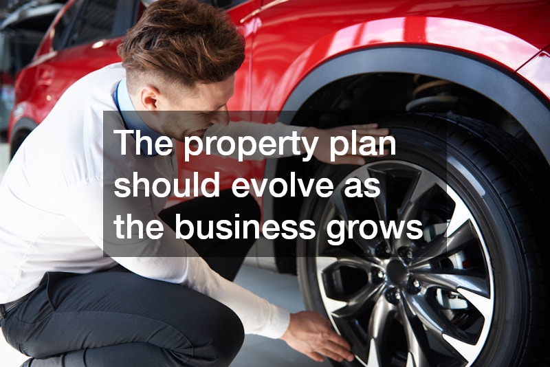 The property plan should evolve as the business grows