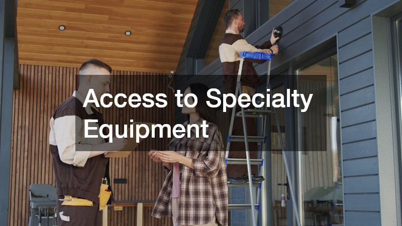 Access to Specialty Equipment