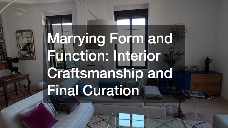 Marrying Form and Function: Interior Craftsmanship and Final Curation