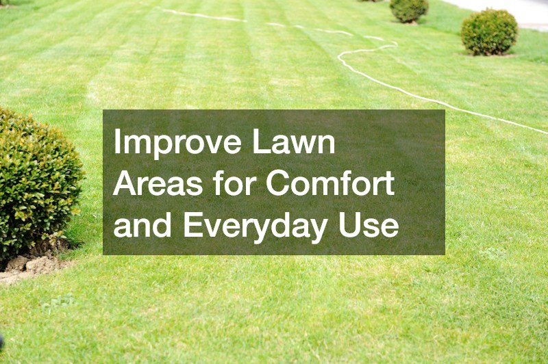 Improve Lawn Areas for Comfort and Everyday Use