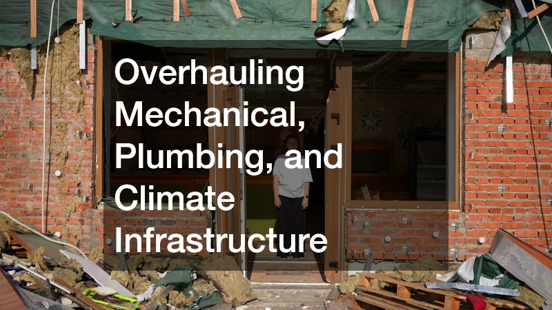 Overhauling Mechanical, Plumbing, and Climate Infrastructure