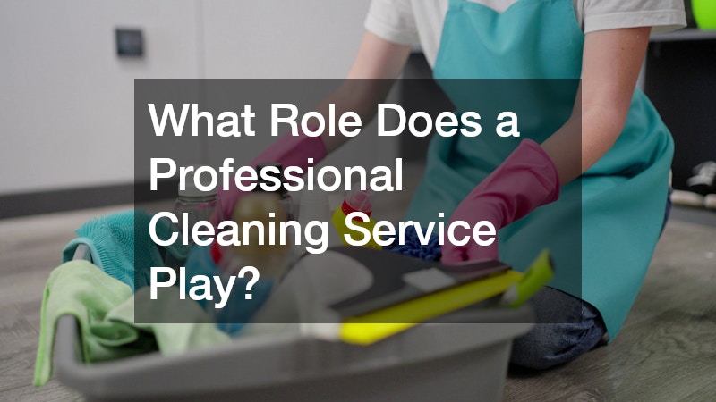 What Role Does a Professional Cleaning Service Play?