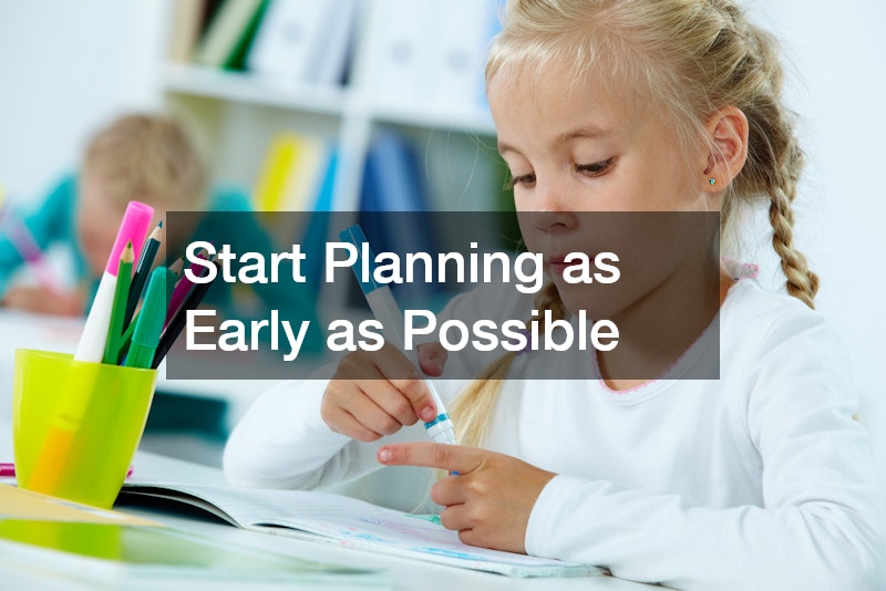 Start Planning as Early as Possible
