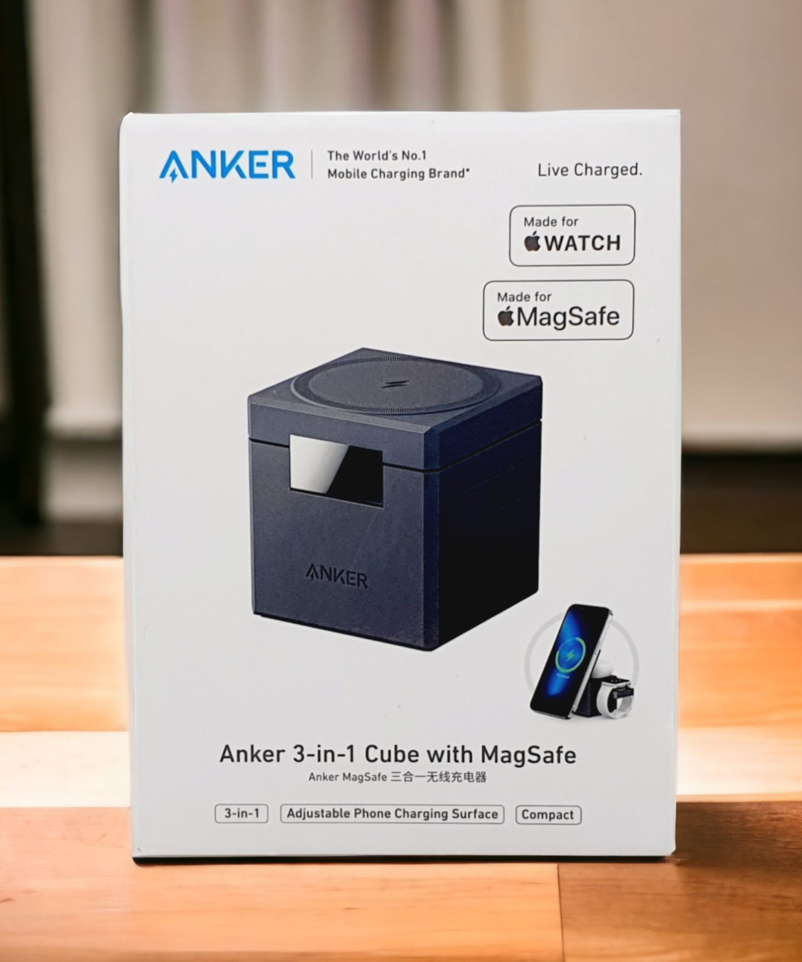 ANKER 3 IN 1 CUBE WITH MAGSAFE