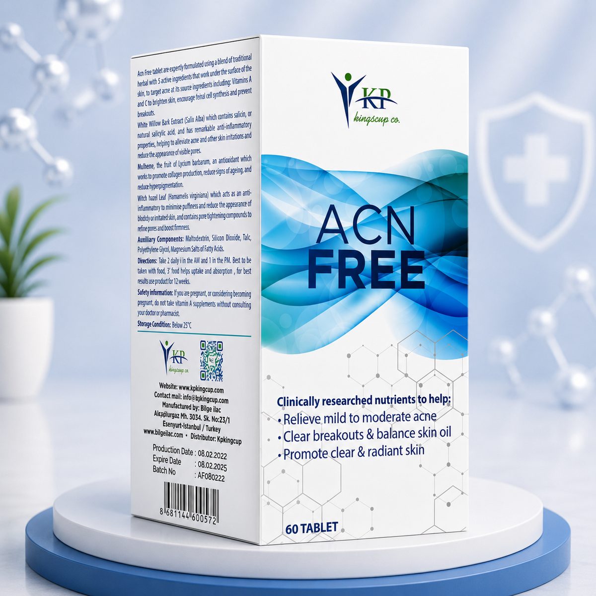 Acne Free 60 Tabs