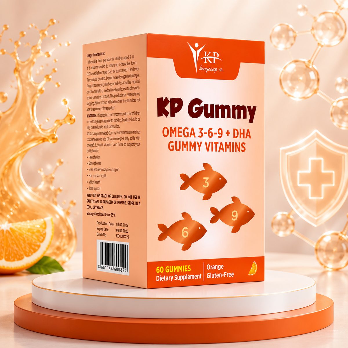 KP Gummy Omega 3,6,9, Plus