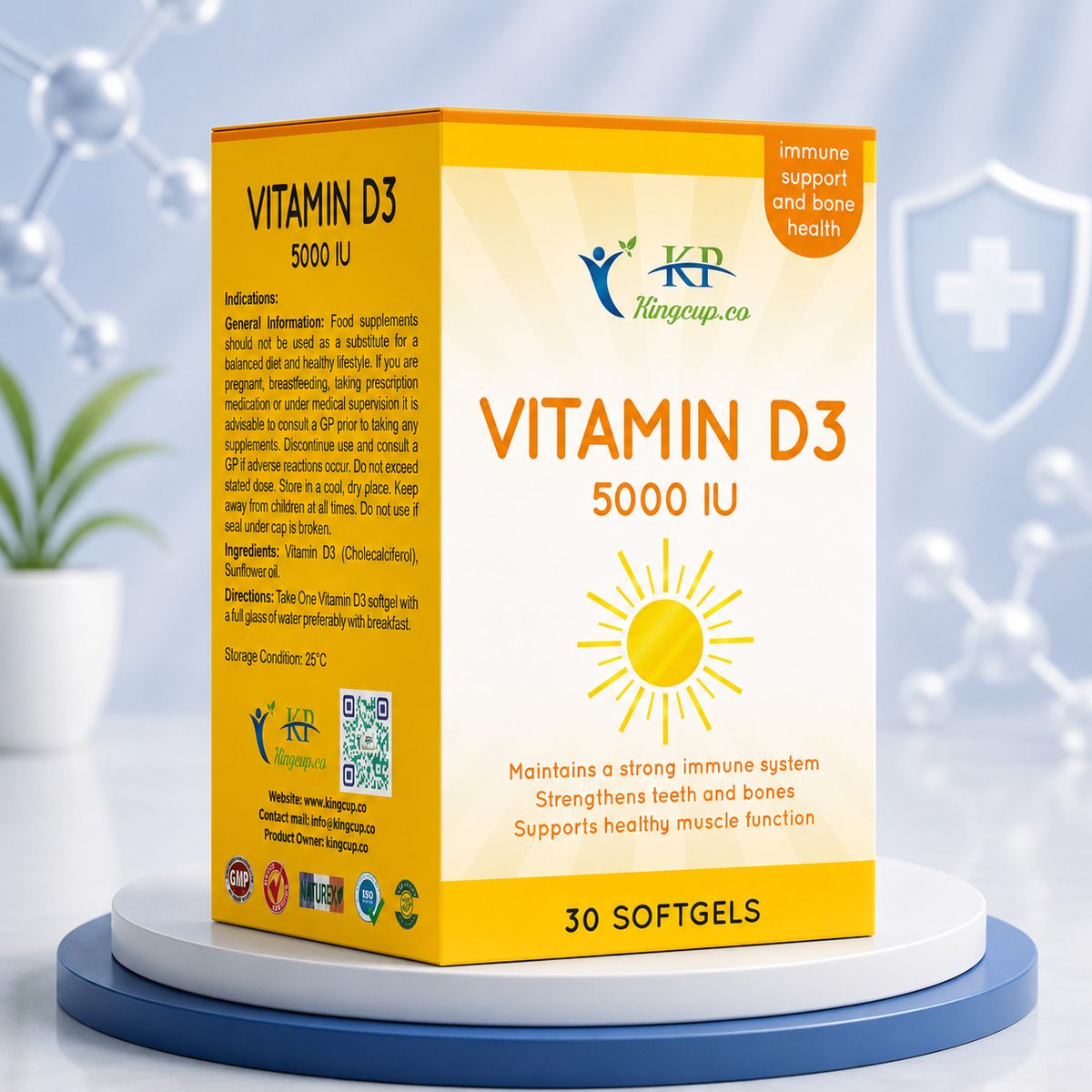 Vitamin D3 5000 IU 30softgels