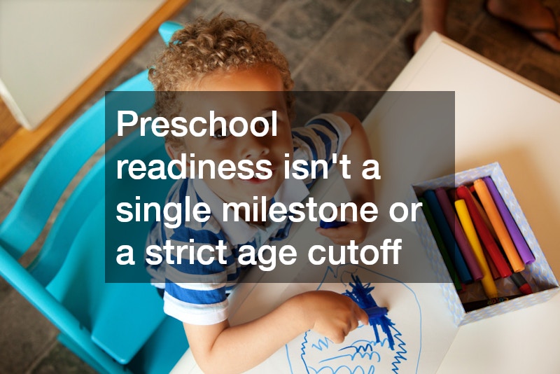 Preschool readiness isn