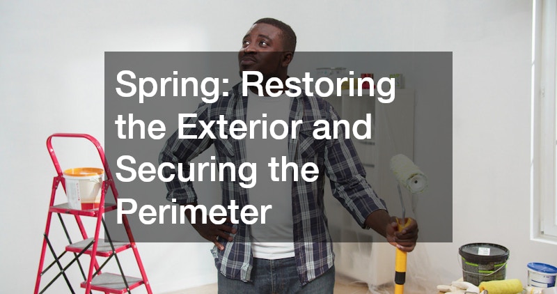 Spring: Restoring the Exterior and Securing the Perimeter