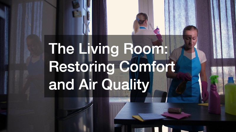The Living Room: Restoring Comfort and Air Quality