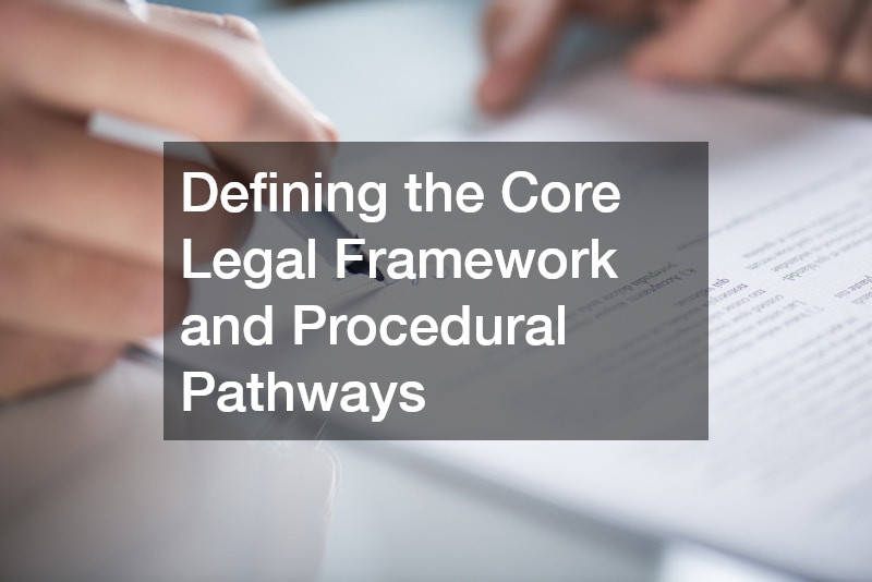 Defining the Core Legal Framework and Procedural Pathways
