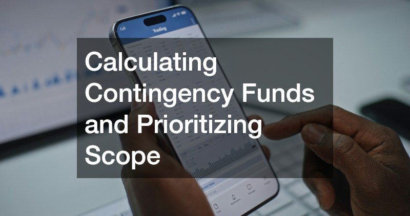 Calculating Contingency Funds and Prioritizing Scope