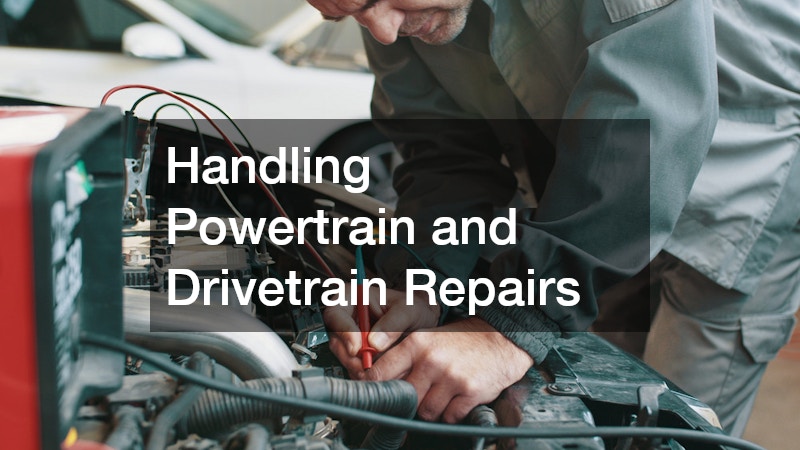 Handling Powertrain and Drivetrain Repairs