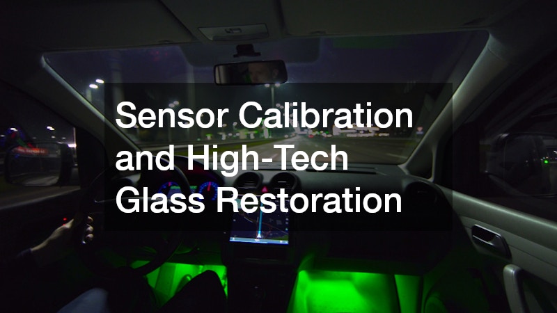 Sensor Calibration and High-Tech Glass Restoration