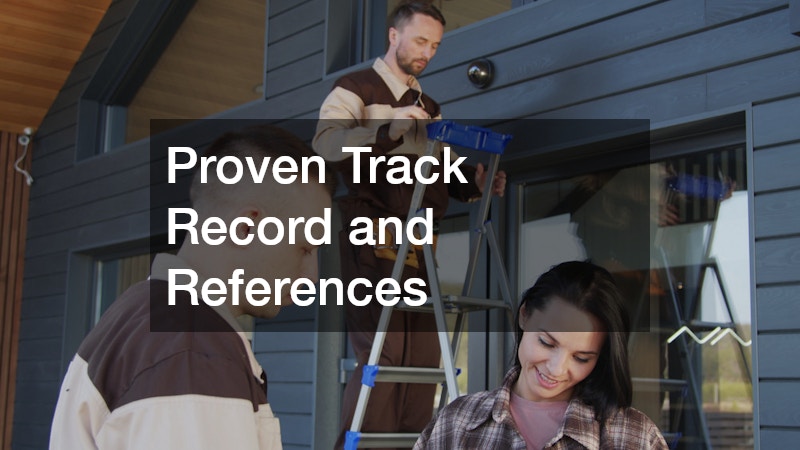 Proven Track Record and References