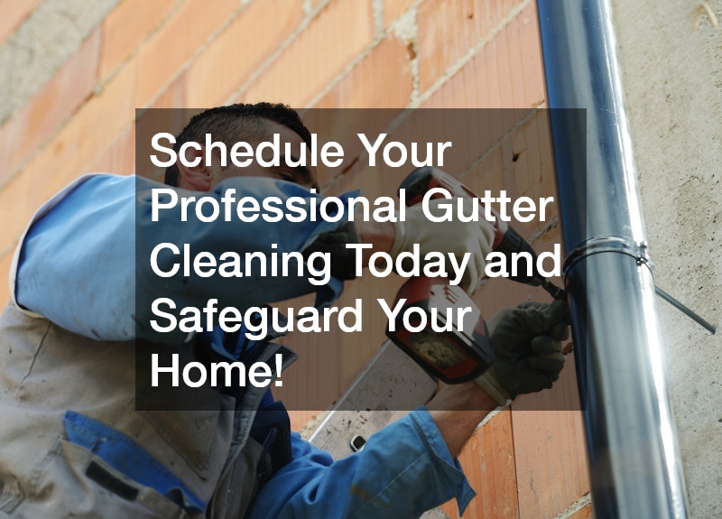 Schedule Your Professional Gutter Cleaning Today and Safeguard Your Home!