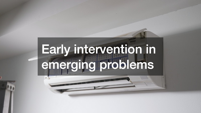 Early intervention in emerging problems