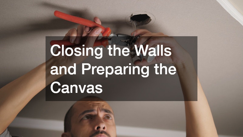 Closing the Walls and Preparing the Canvas