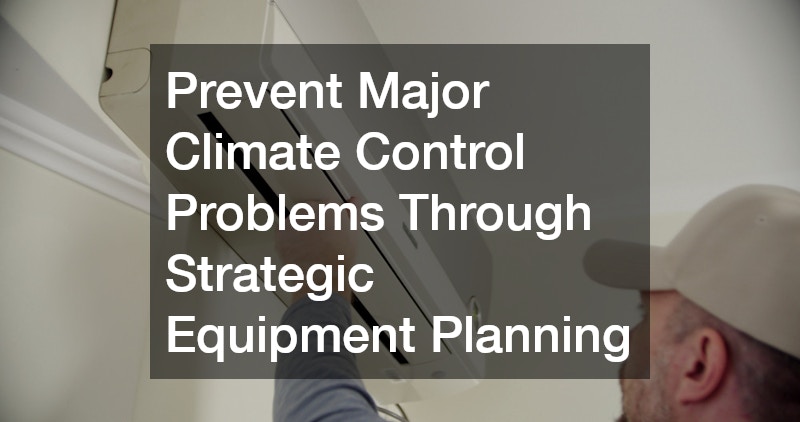 Prevent Major Climate Control Problems Through Strategic Equipment Planning