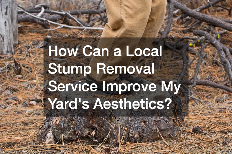 How Can a Local Stump Removal Service Improve My Yard