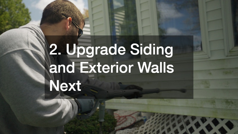 2. Upgrade Siding and Exterior Walls Next