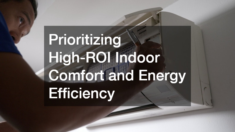 Prioritizing High-ROI Indoor Comfort and Energy Efficiency