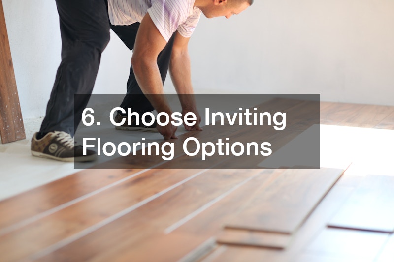 6. Choose Inviting Flooring Options
