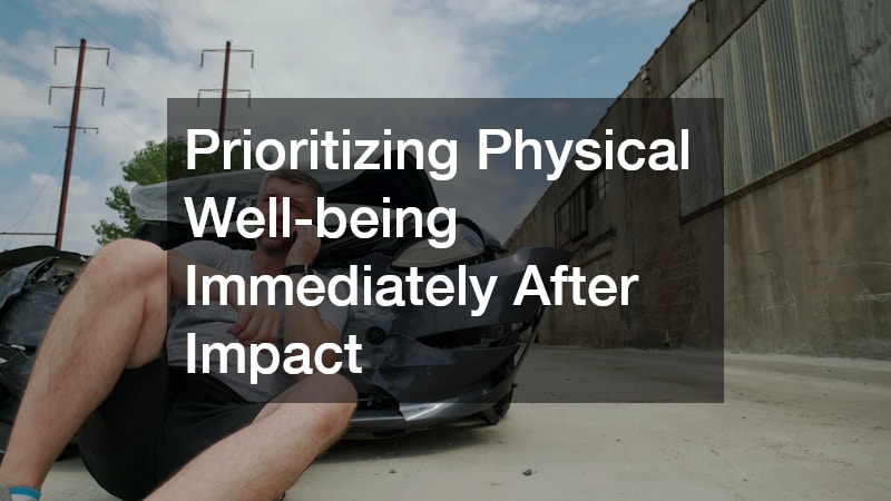 Prioritizing Physical Well-being Immediately After Impact