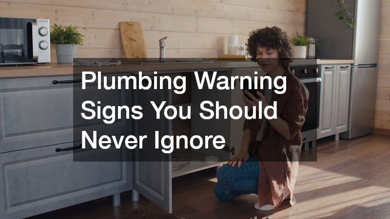 Plumbing Warning Signs You Should Never Ignore
