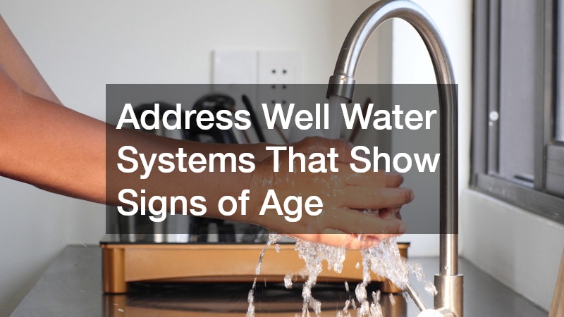 Address Well Water Systems That Show Signs of Age
