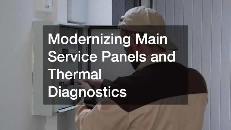 Modernizing Main Service Panels and Thermal Diagnostics