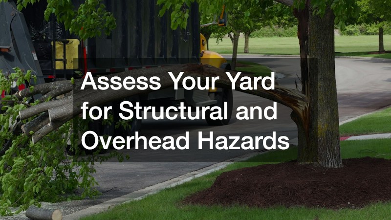 Assess Your Yard for Structural and Overhead Hazards