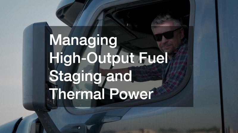 Managing High-Output Fuel Staging and Thermal Power