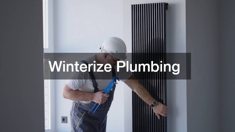 Winterize Plumbing