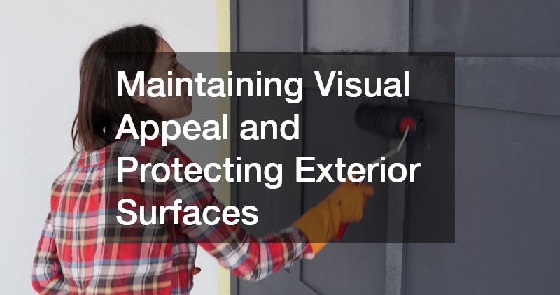 Maintaining Visual Appeal and Protecting Exterior Surfaces