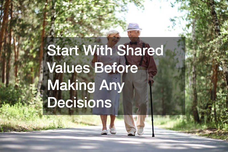 Start With Shared Values Before Making Any Decisions