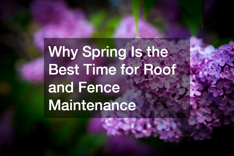 Why Spring Is the Best Time for Roof and Fence Maintenance