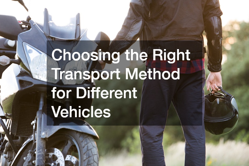 Choosing the Right Transport Method for Different Vehicles