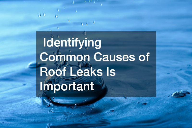  Identifying Common Causes of Roof Leaks Is Important 
