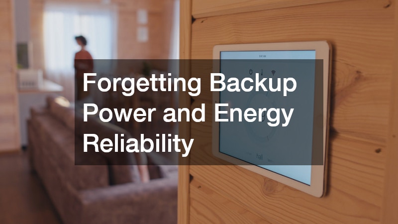 Forgetting Backup Power and Energy Reliability