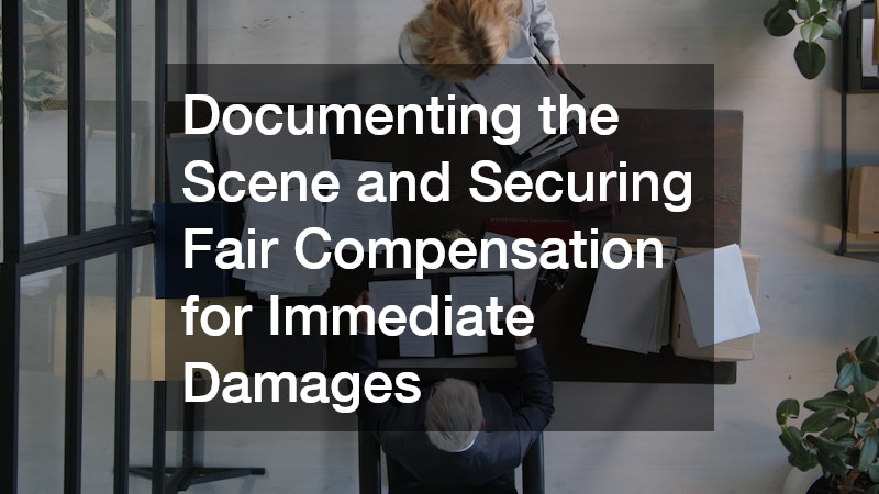 Documenting the Scene and Securing Fair Compensation for Immediate Damages