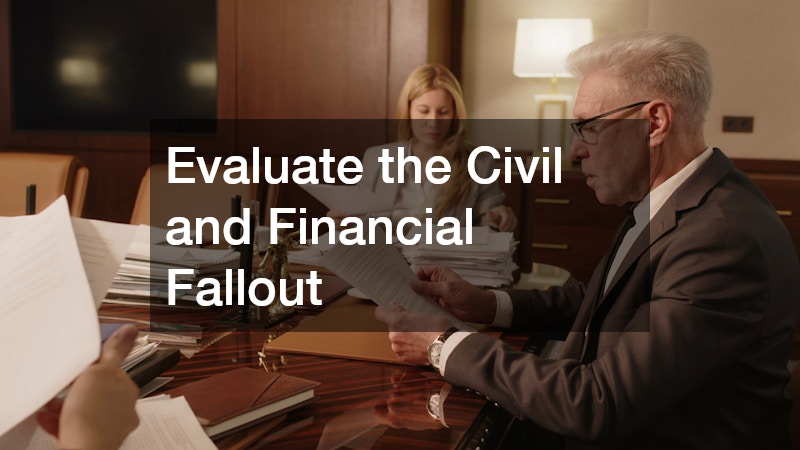 Evaluate the Civil and Financial Fallout