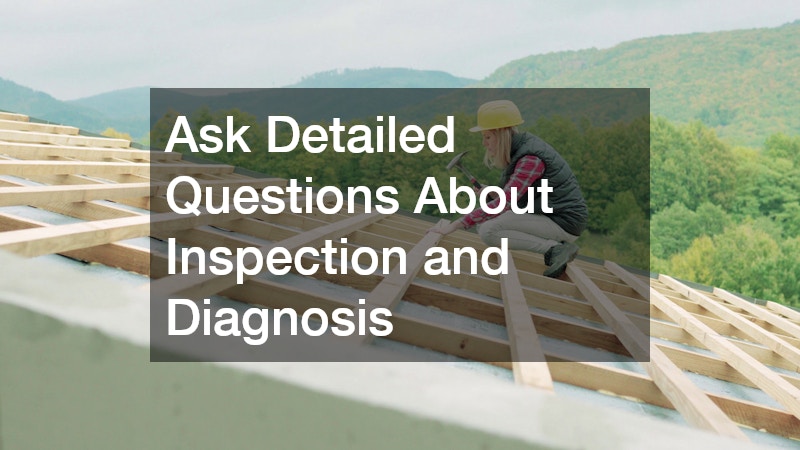 Ask Detailed Questions About Inspection and Diagnosis