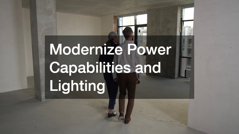 Modernize Power Capabilities and Lighting